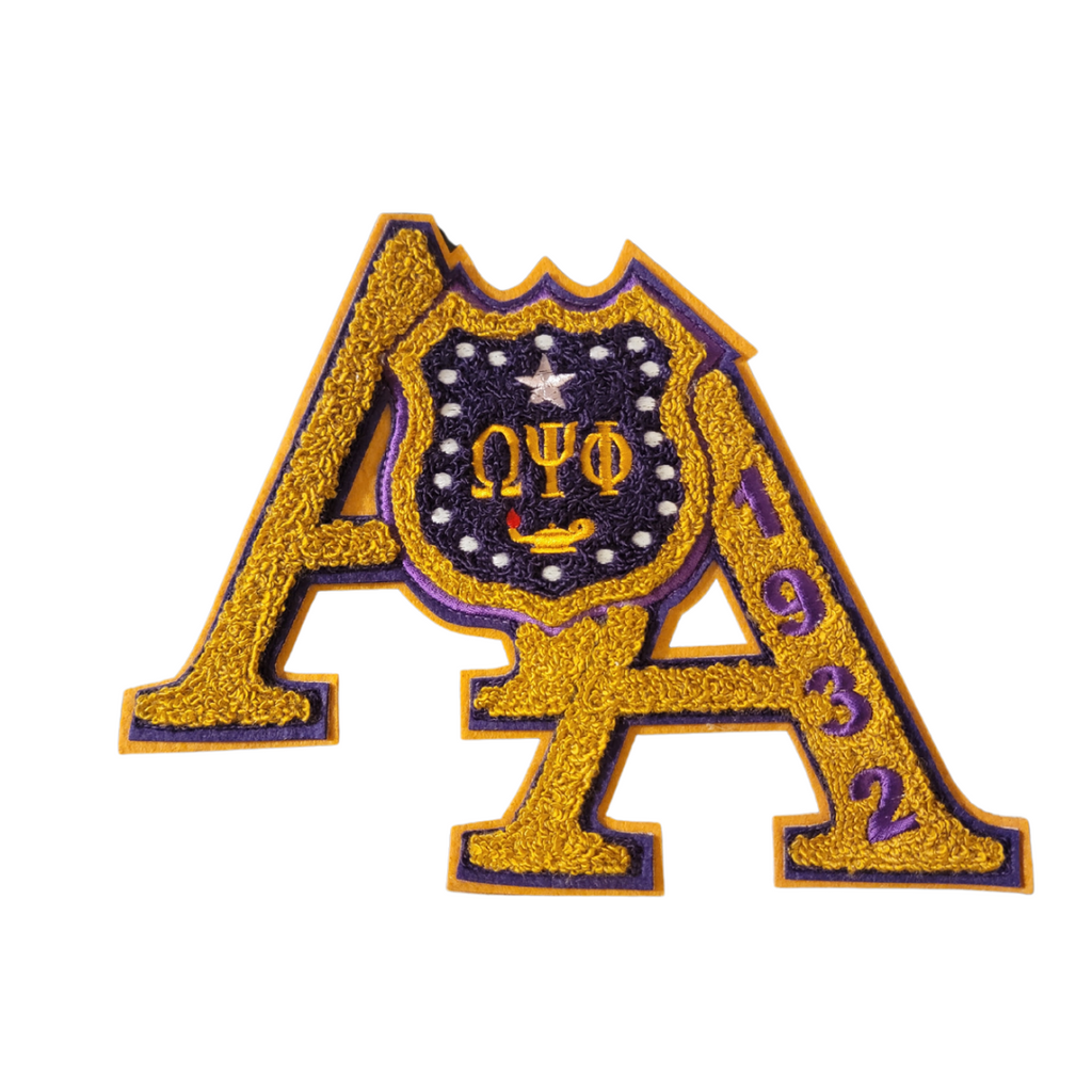 Alpha Patch Alpha Alpha Chenille Patch – Que Essentials