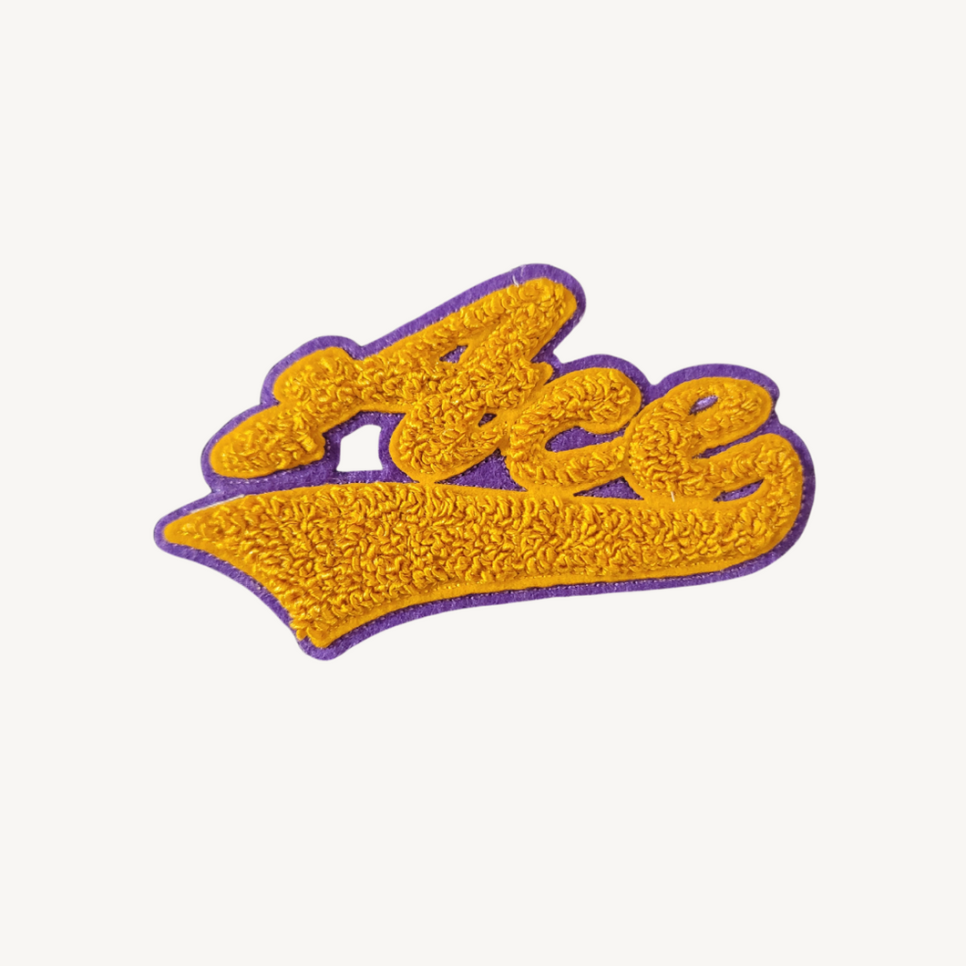 Omega Psi Phi Ace Chenille Patch