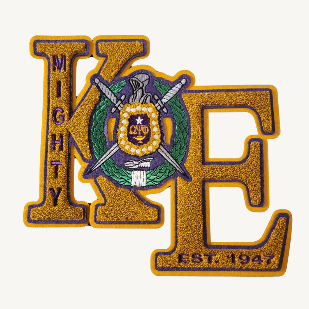 Kappa Epsilon Chenille Patch