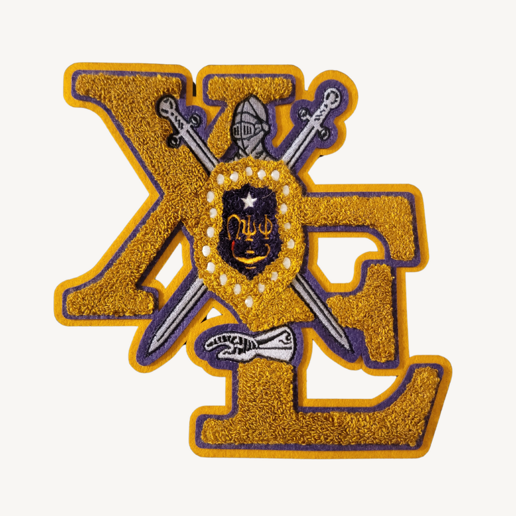 Chi Epsilon Chenille Patch