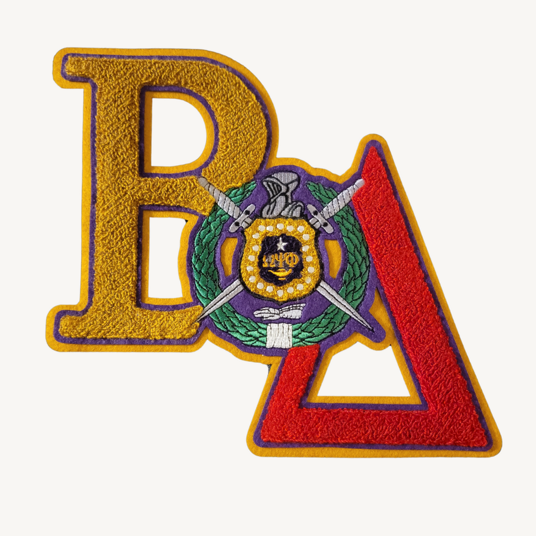 Beta Delta Chenille Patch