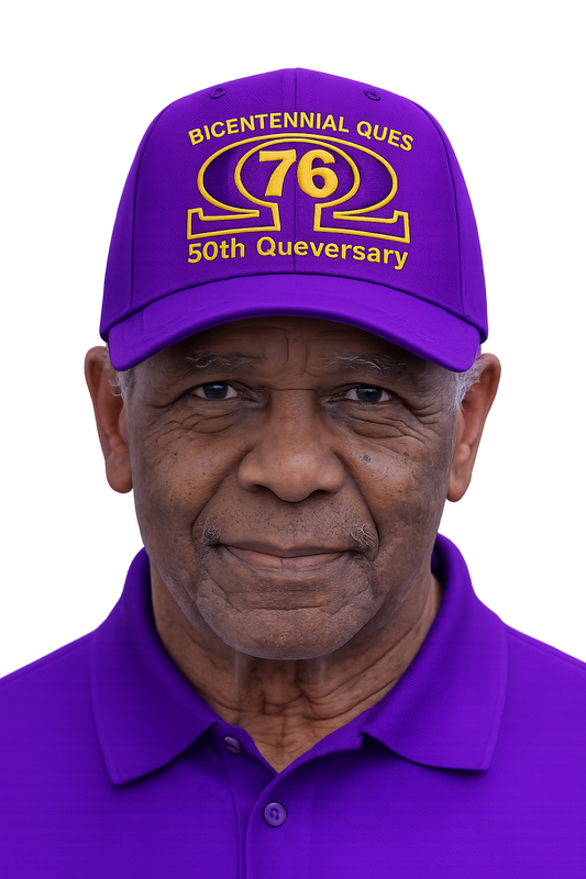 Omega Psi Phi - 50th Anniversary of the Bicentennial Ques Hat
