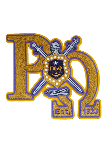 Rho Omega Chenille Patch