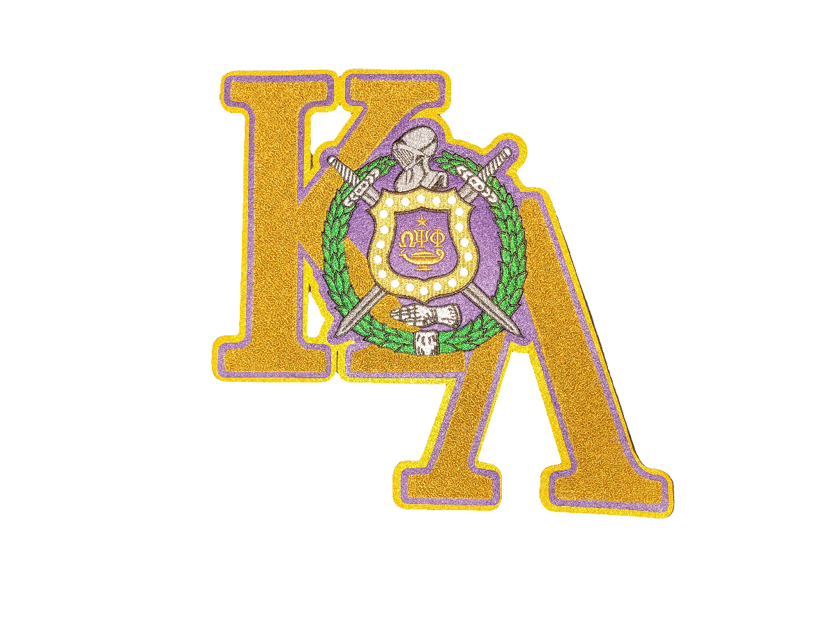 Kappa Lambda - Gold Chenille Patch