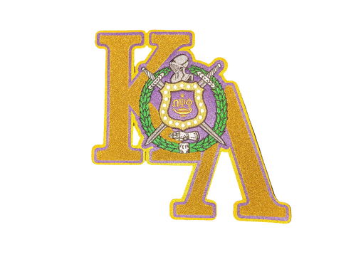 Kappa Lambda - Gold Chenille Patch