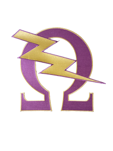 Omega Psi Phi Thunderbolt Patch