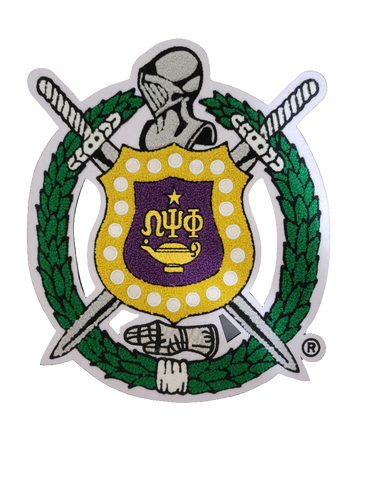 Omega Psi Phi Shield Patch 