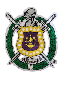 Omega Psi Phi Shield Patch 