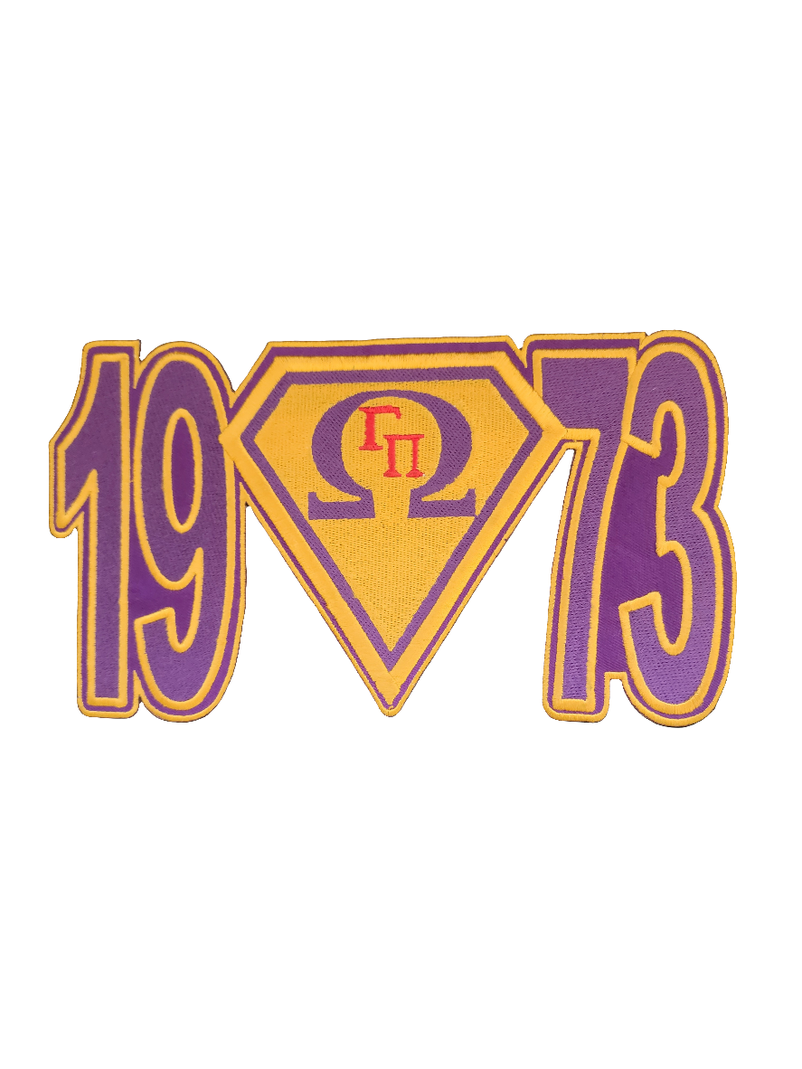 Gamma Pi Twill Embroidered Patch