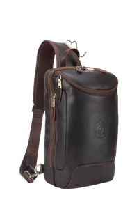 Omega Psi Phi Leather Sling Bag