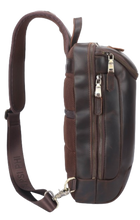 Omega Psi Phi Leather Sling Bag