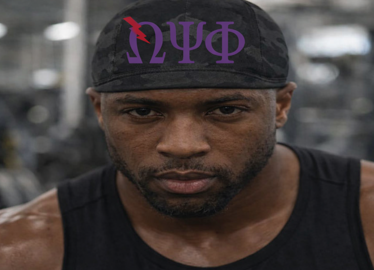 Omega Psi Phi Sport Mesh Skull Cap