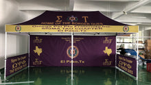 10 x 20 Custom Omega Psi Phi Double-sided Tent Backwall