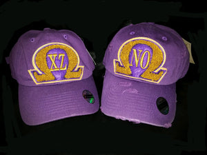 Chenille Omega Psi Phi Hat customized by QueEssentials.com