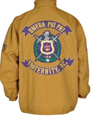 Omega Psi Phi All-weather Jacket with hood